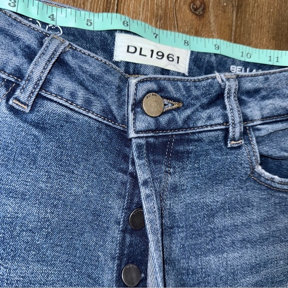 DL1961 | Bella High Rise Vintage Slim Straight Jeans Blue 27 - Picture 7 of 12